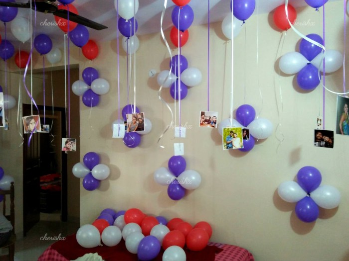 How to make birthday balloons decoration