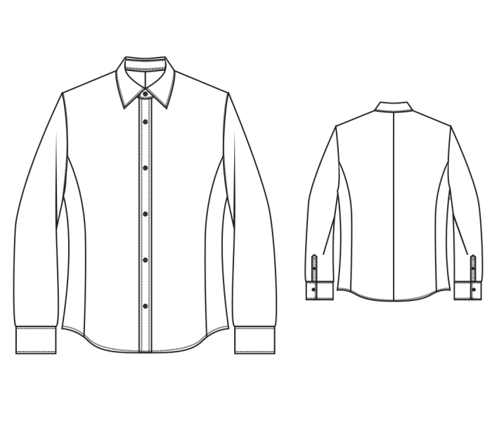 Mens dress shirt pattern