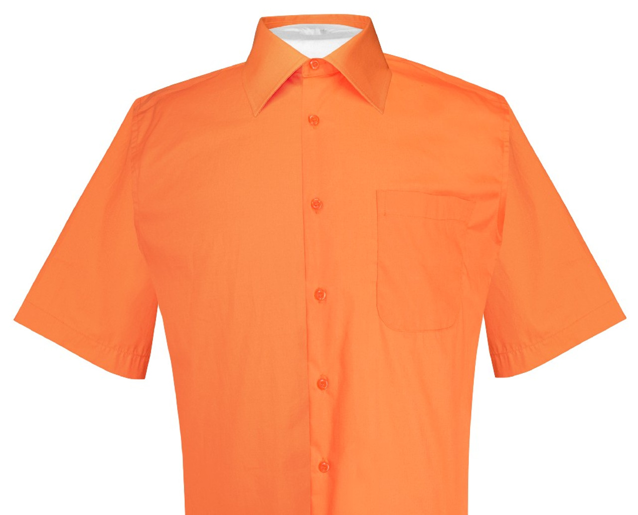 Men's burnt orange dress shirt