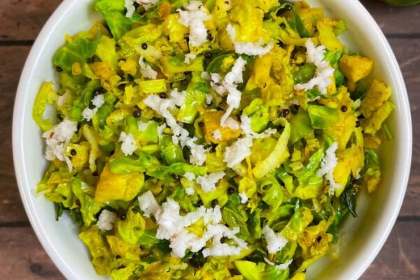 How to cook brussel sprouts in indian style