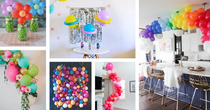 How to make birthday balloons decoration