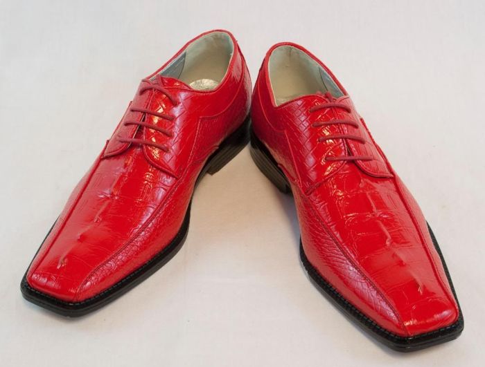 Mens red dress shoes discount