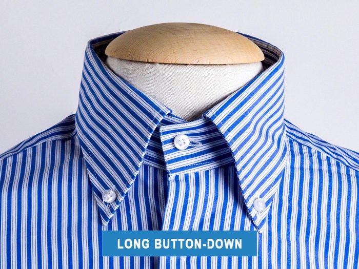 Mens dress shirts double button collar