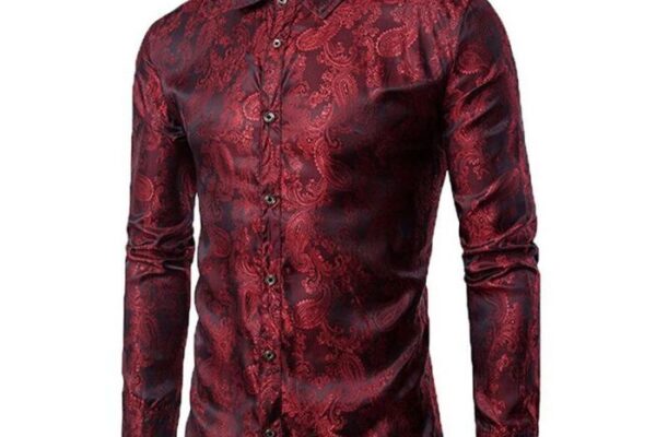 Mens long sleeve button down dress shirts