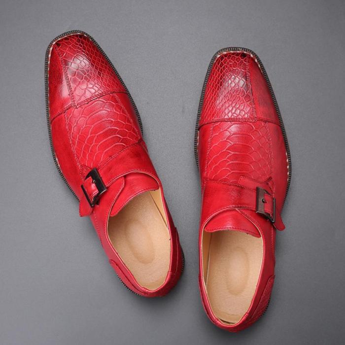 Mens red dress shoes discount