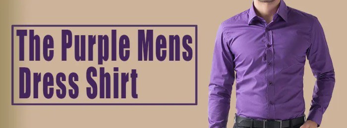 Mens purple dress shirt outfit