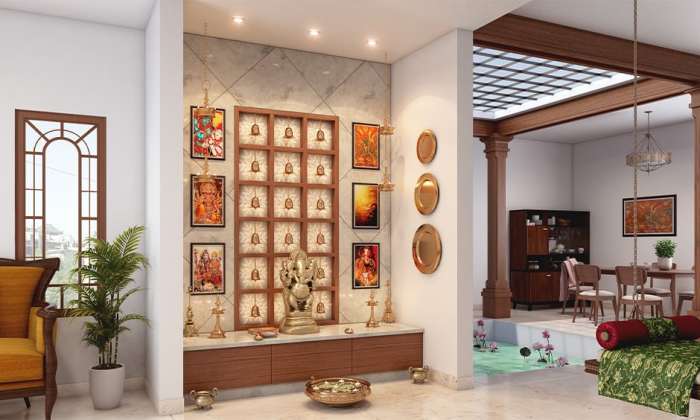 How to decorate puja room at home