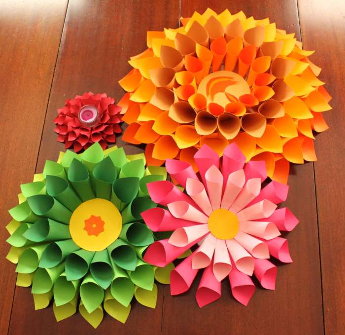 How to make decoration things with paper